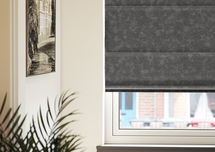 Darwin, Charcoal - Roman Blind - Image 5